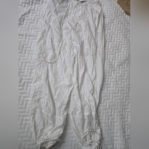 Motel X Olivia Neill Phil Trouser Parachute Pants White - Picture 7 of 7